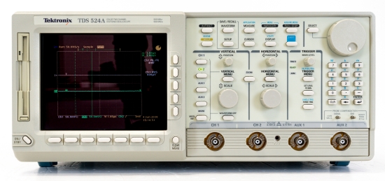 Tektronix TDS524A Oscilloscopio 500 MHz 2 canali 500 Ms/s