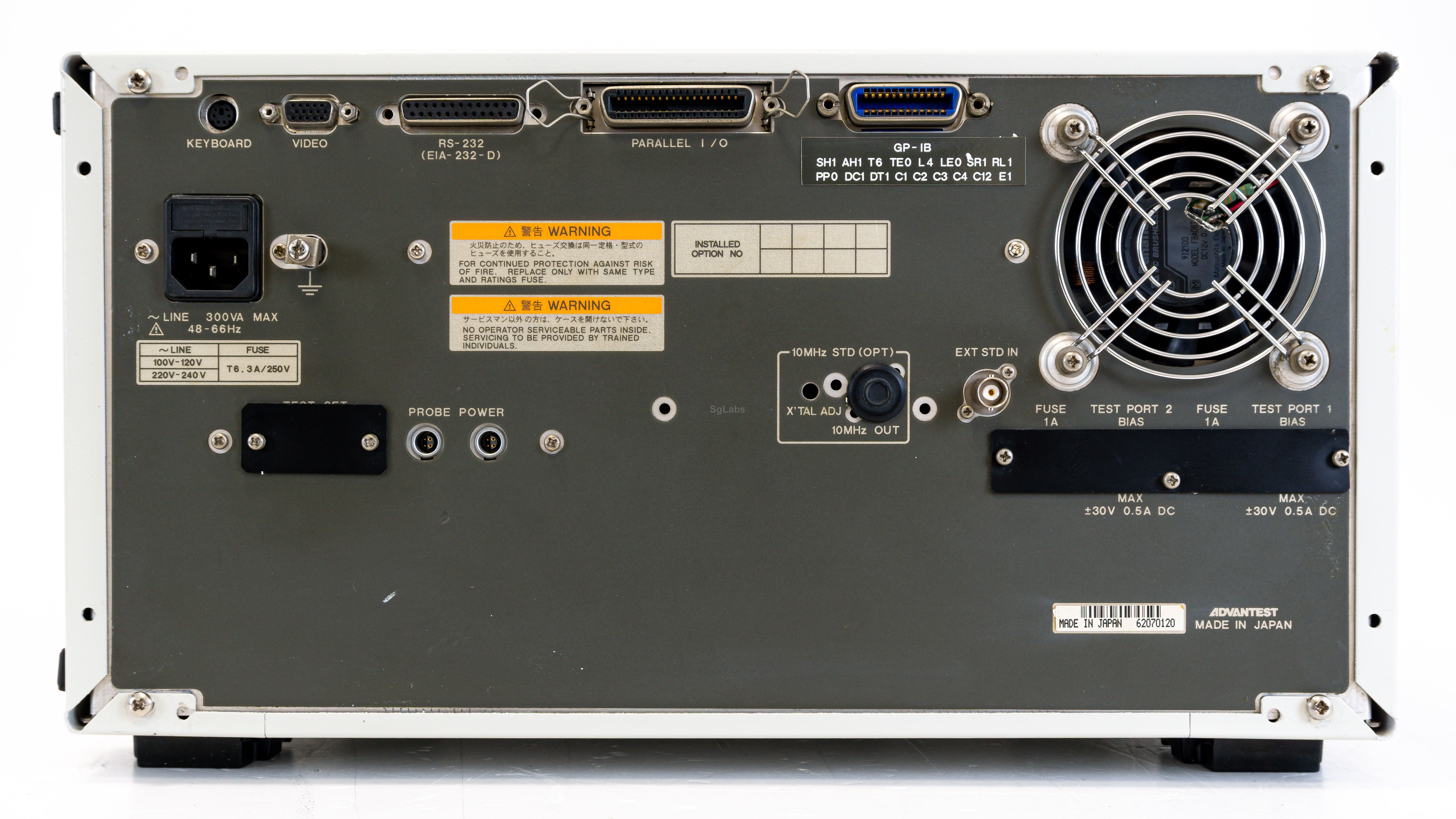 Advantest R3765BH VNA 3.8 GHz