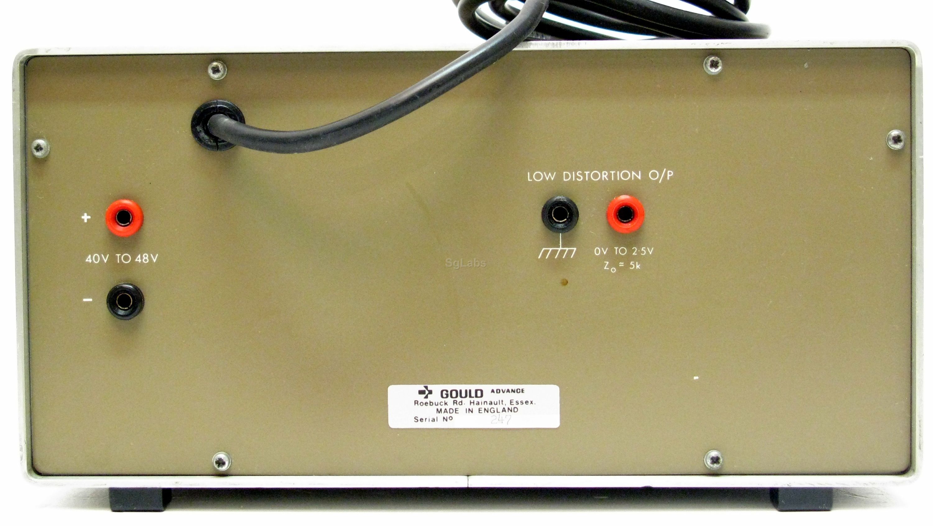 Gould J3B 100KHz  Audio Signal Generator Amplifier And Wien bridge Oscillator 