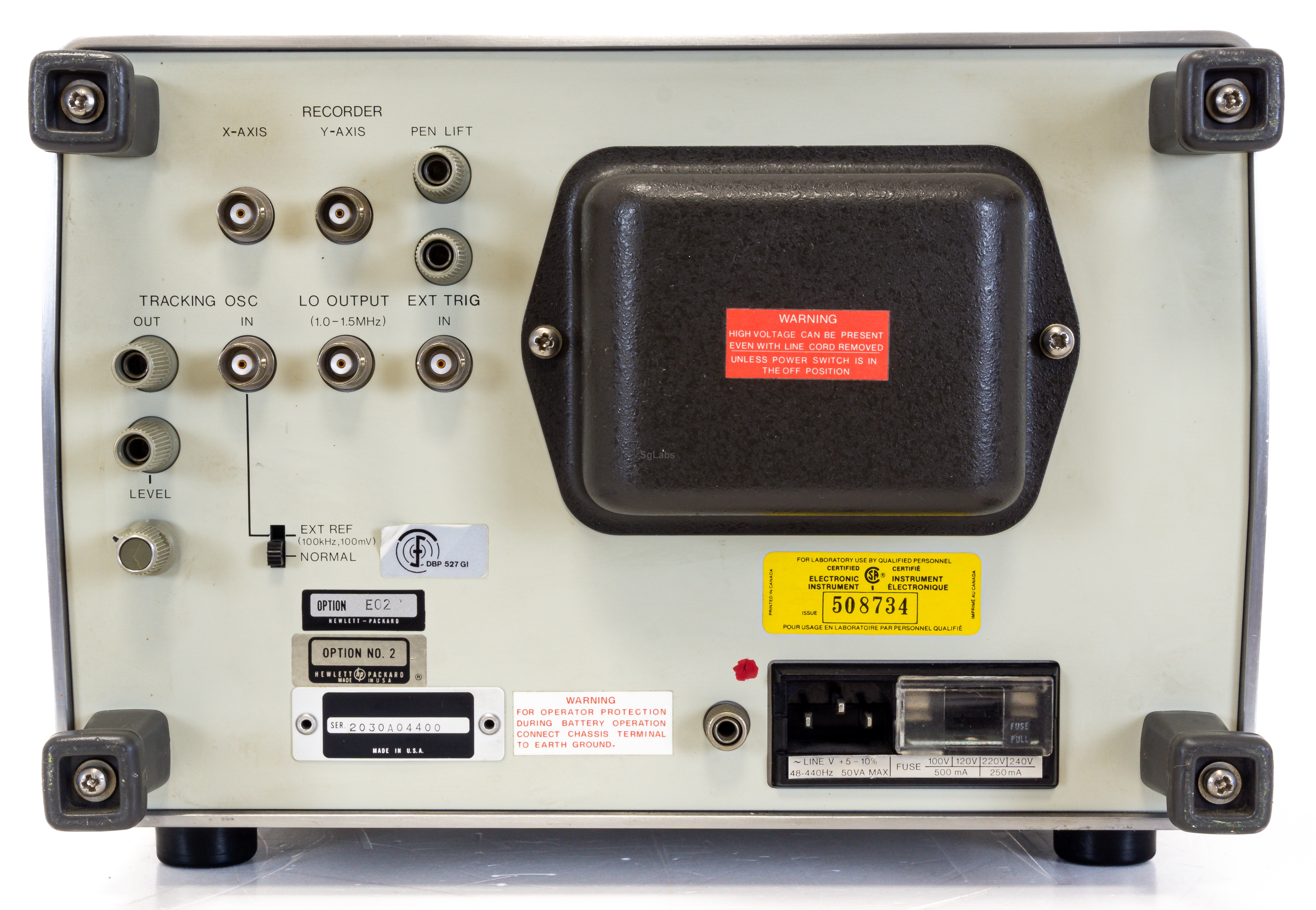 HP Agilent 3580A Low Frequency Spectrum Analyzer 50 kHz