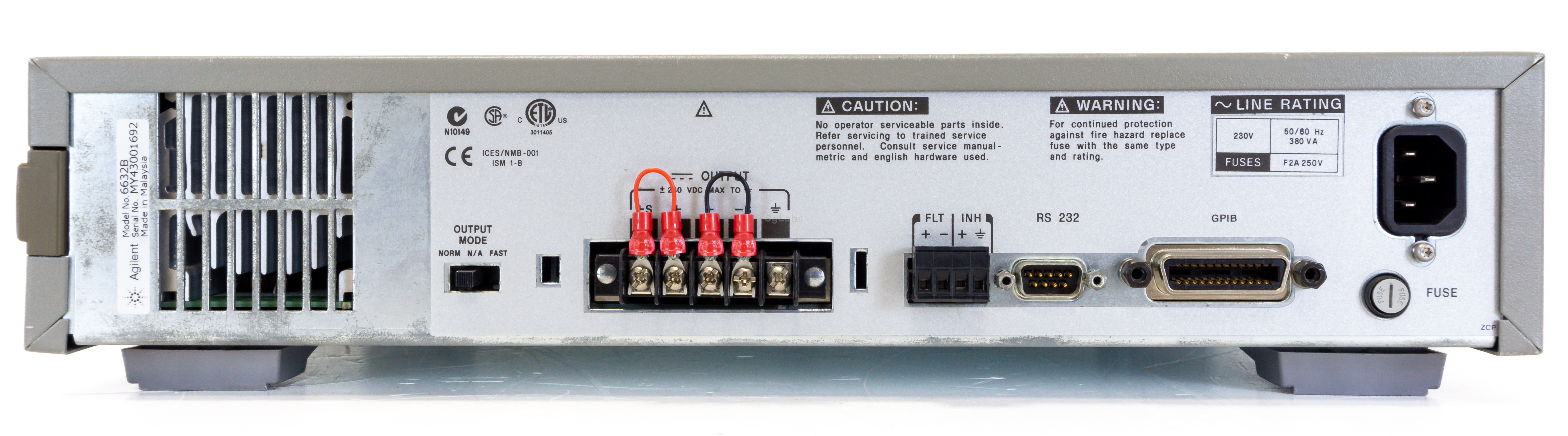 HP 6632A System DC Power Supply 0-20V/0-5A/100W #5 Good