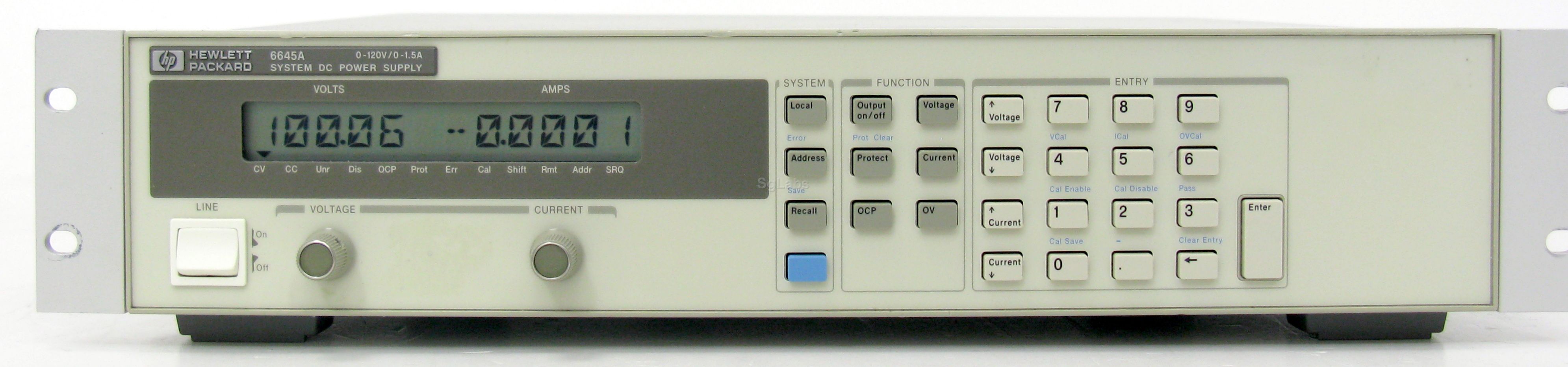 HP 6641A System DC Power supply 0-8V DC 20Amp Hewlett Packard,Agilent,Keysight 