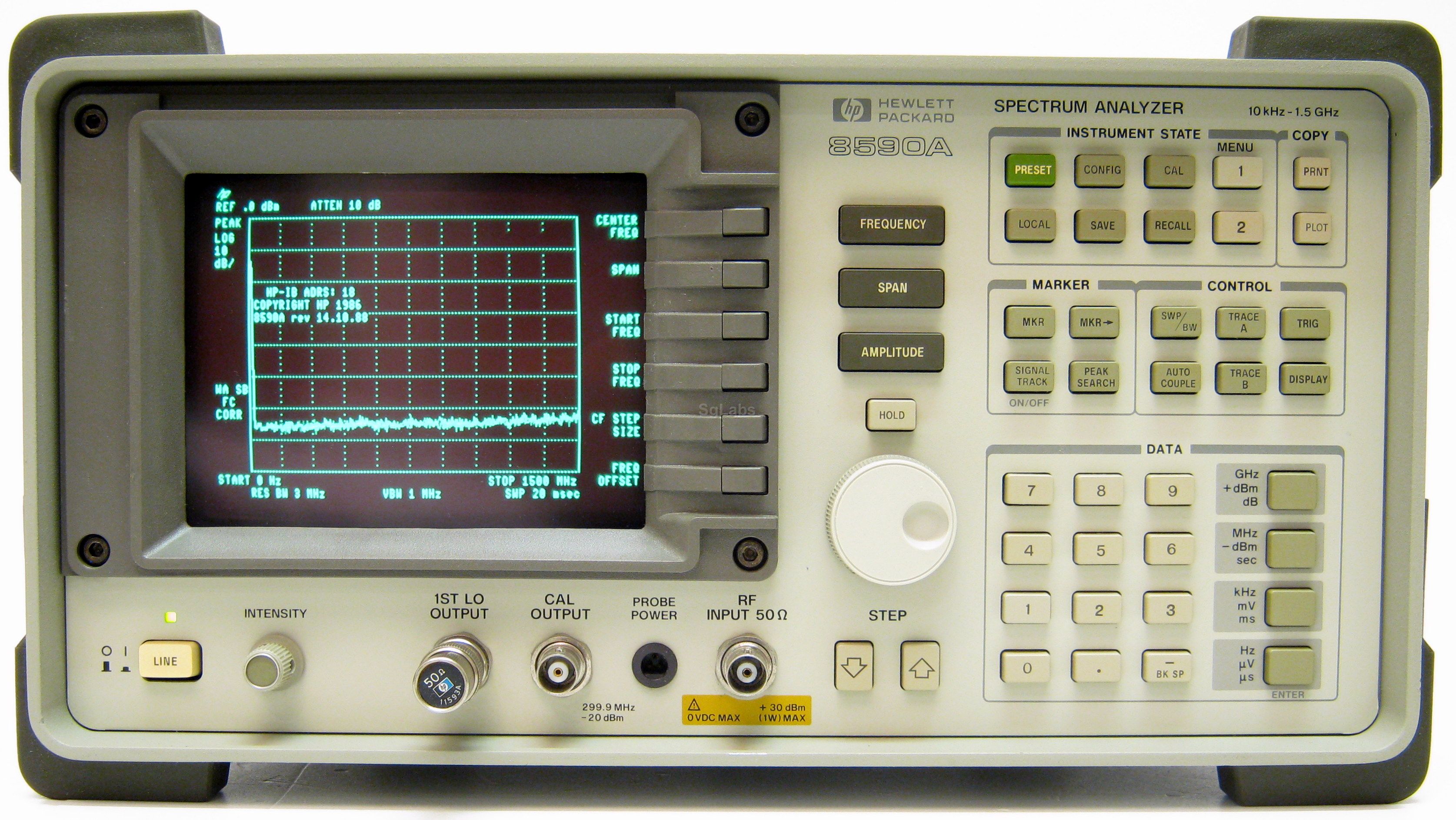 HP8590A HP8591 HP8565A HP8568A HP8569B Spectrum Analyzer Track Source Generator