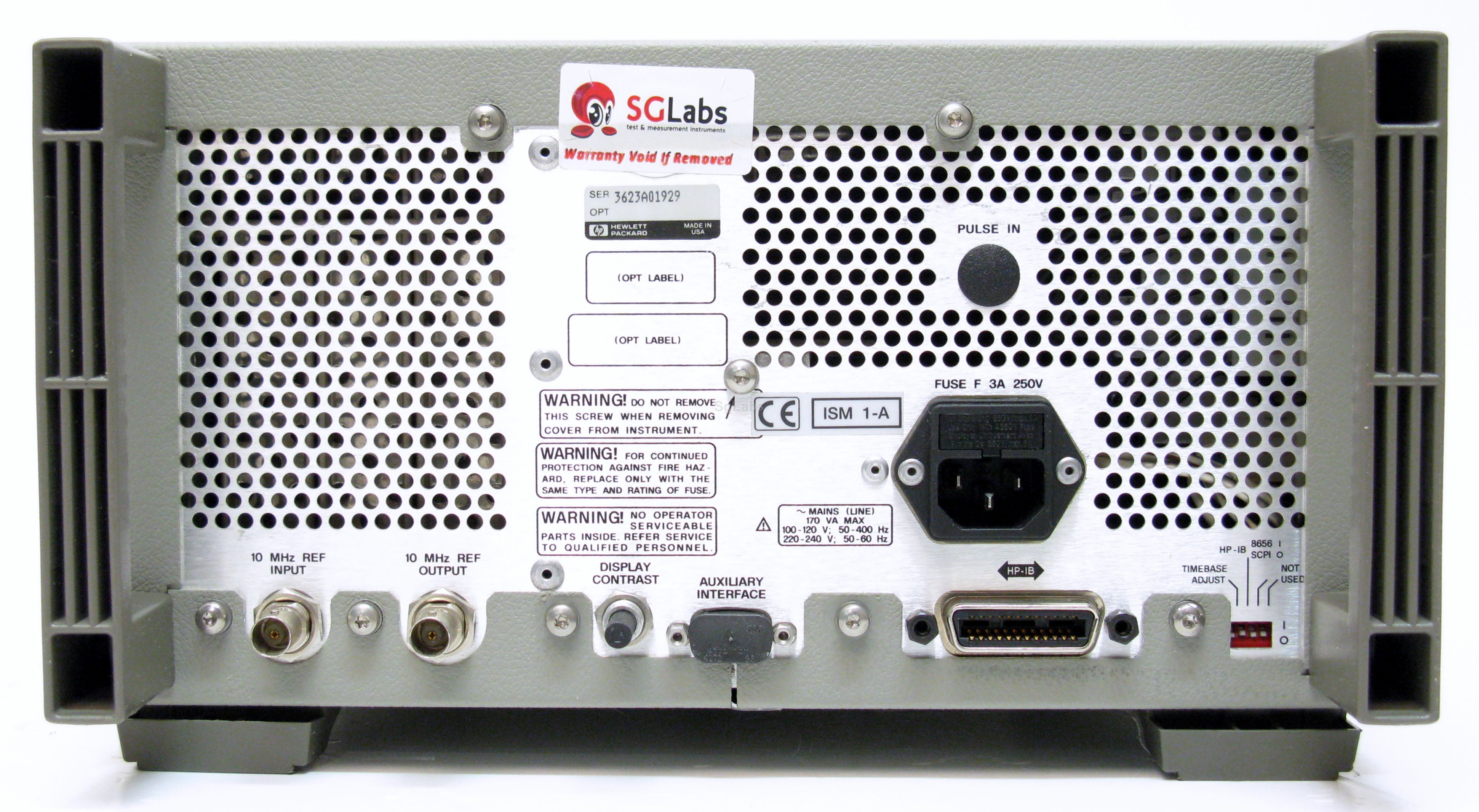 8648B synthétisé Générateur de signal 9 kHz to 2000 MHz HP-AGILENT 
