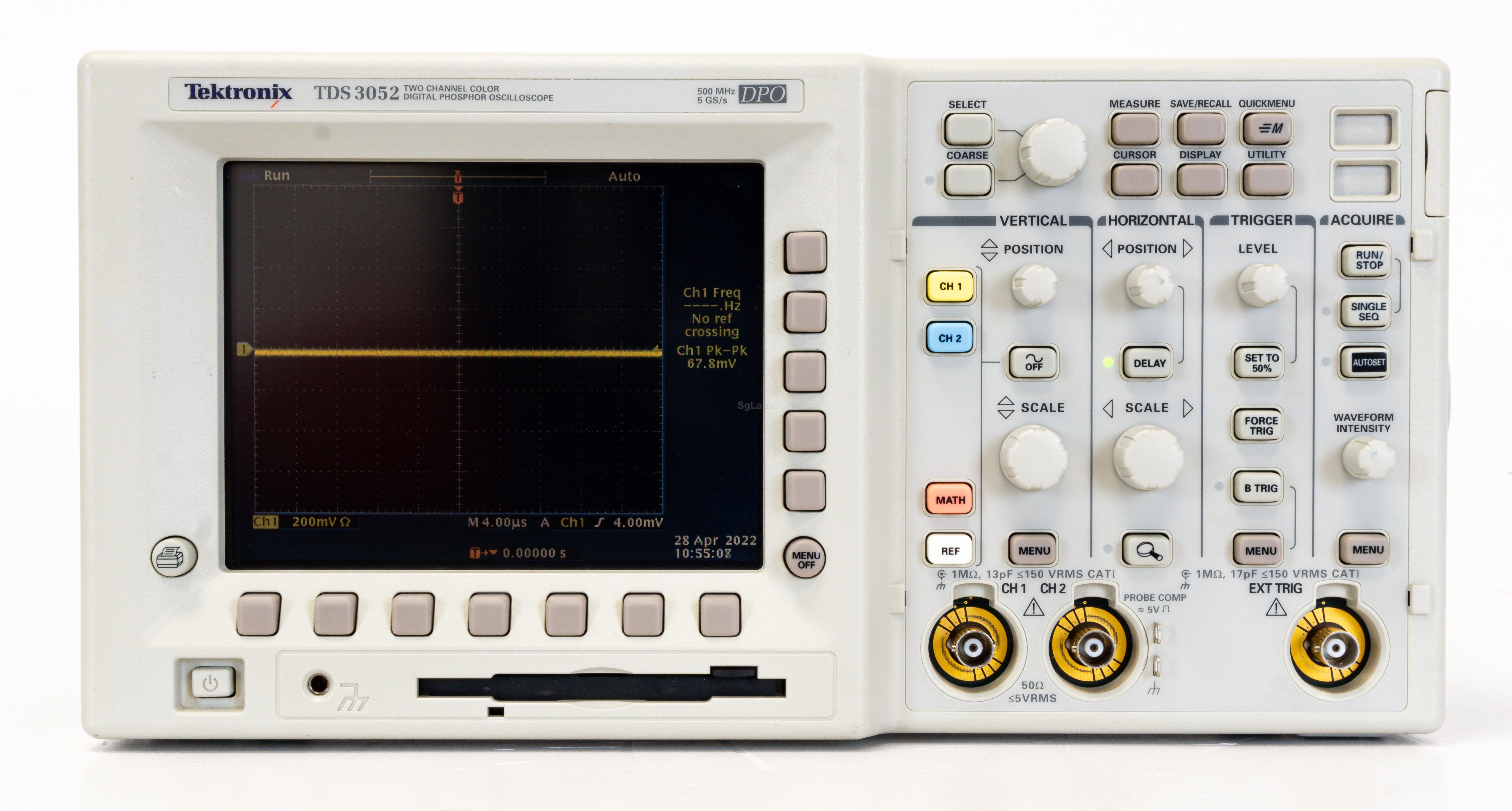 Tektronix TDS3052 Oscilloscope 500 MHz 2 Channels