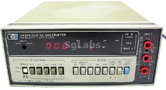 HP Agilent Keysight, 3438A