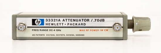 HP Agilent Keysight 33321A Attenuatore a STEP 4 GHz 70 dB