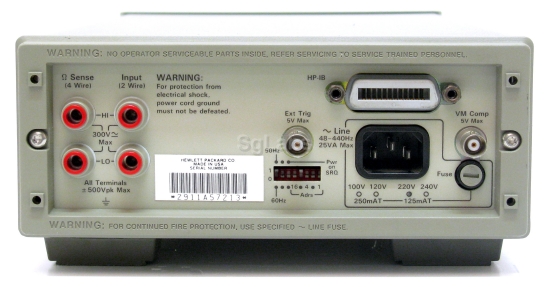 HP 3478A (5-1/2) GPIB Interface AR488付 HP 3478A Digital Multimeter DMM 5-1/2 Digit with HP-IB/GPIB