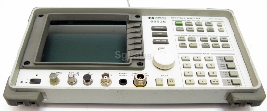 HP Agilent Keysight, Front panel + 08562-60190