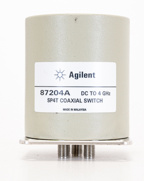 HP Agilent Keysight 87204A Multiport Coaxial Switch, DC to 4 GHz, SP4T