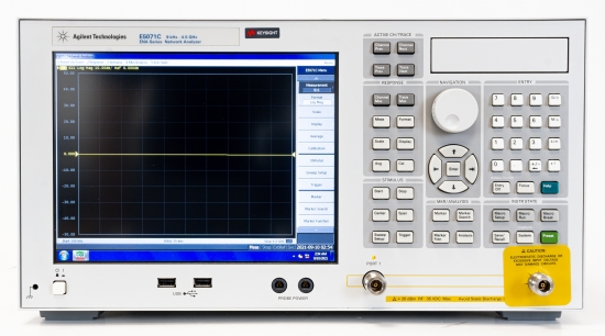 HP Agilent Keysight E5071C VNA 2 ports 8.5 GHz 285