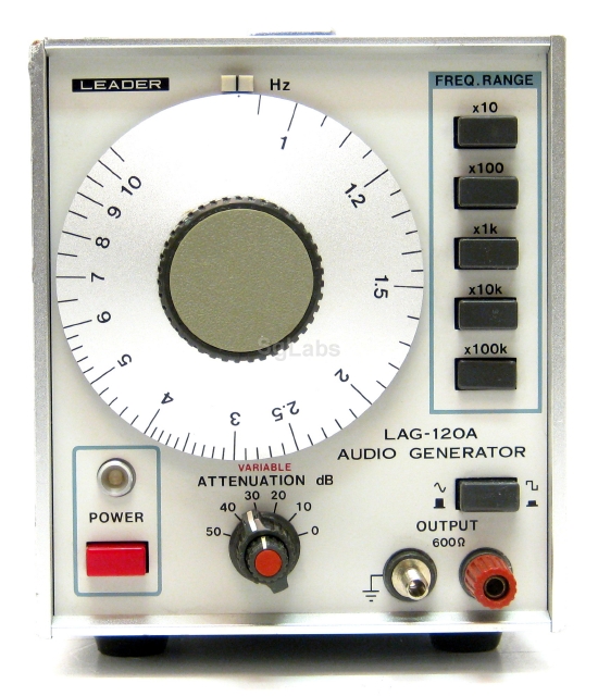 Leader Lag-120b Audio Frequency Generator 10hz 1mhz for sale online 
