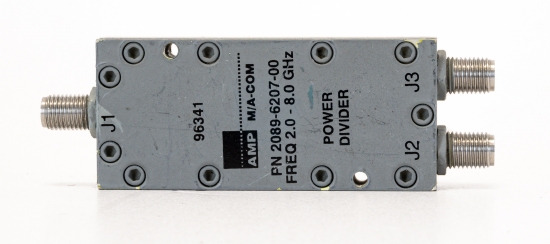 Macom 2089-6207-00 2 Way Wilkinson Power Divider from 2 to 8 GHz