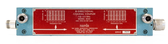 Narda 3022-20 Bi-Directional Coupler 1-4 GHz