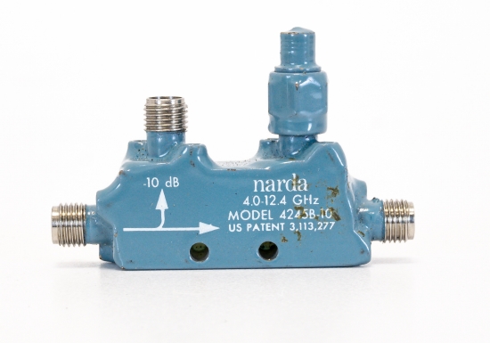 Narda 4245B 4 to 12.4 GHz, 10 dB Directional Coupler