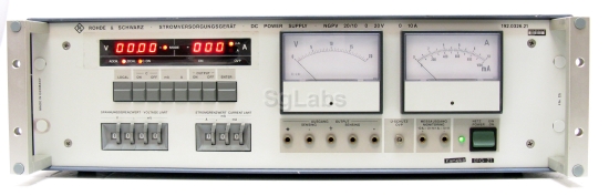 R&S Rohde & Schwarz, NGPV 20/10