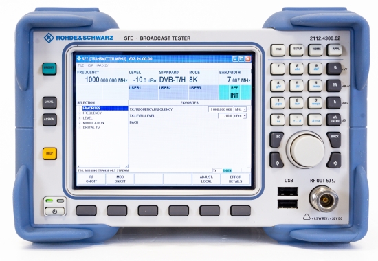 R&S Rohde & Schwarz SFE Broadcast Tester Generatore RF 2.7 GHz