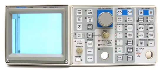 Tektronix, 2710 Front Panel