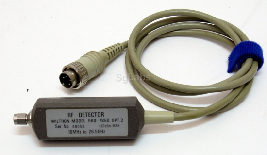 26.5GHz OPT 2 WILTRON Anritsu Wiltron 560-7S50  RF Detector 